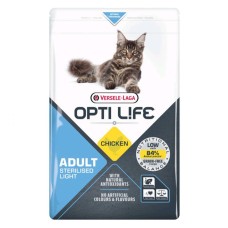 Opti Life Cat Adult Sterilised light Viljaton kana 1 kg 